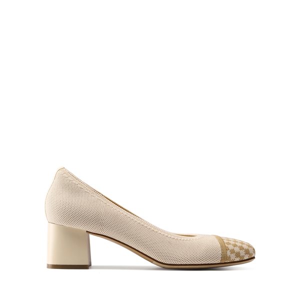 Stylish Block Heel Pumps - APRICOT - 6